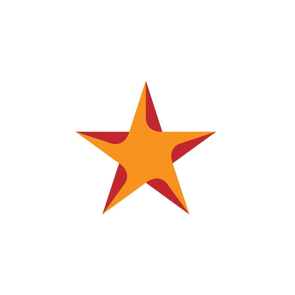 stjärna ikon. stjärna logotyp. stjärna symbol. stjärna mall redo för använda sig av. vektor