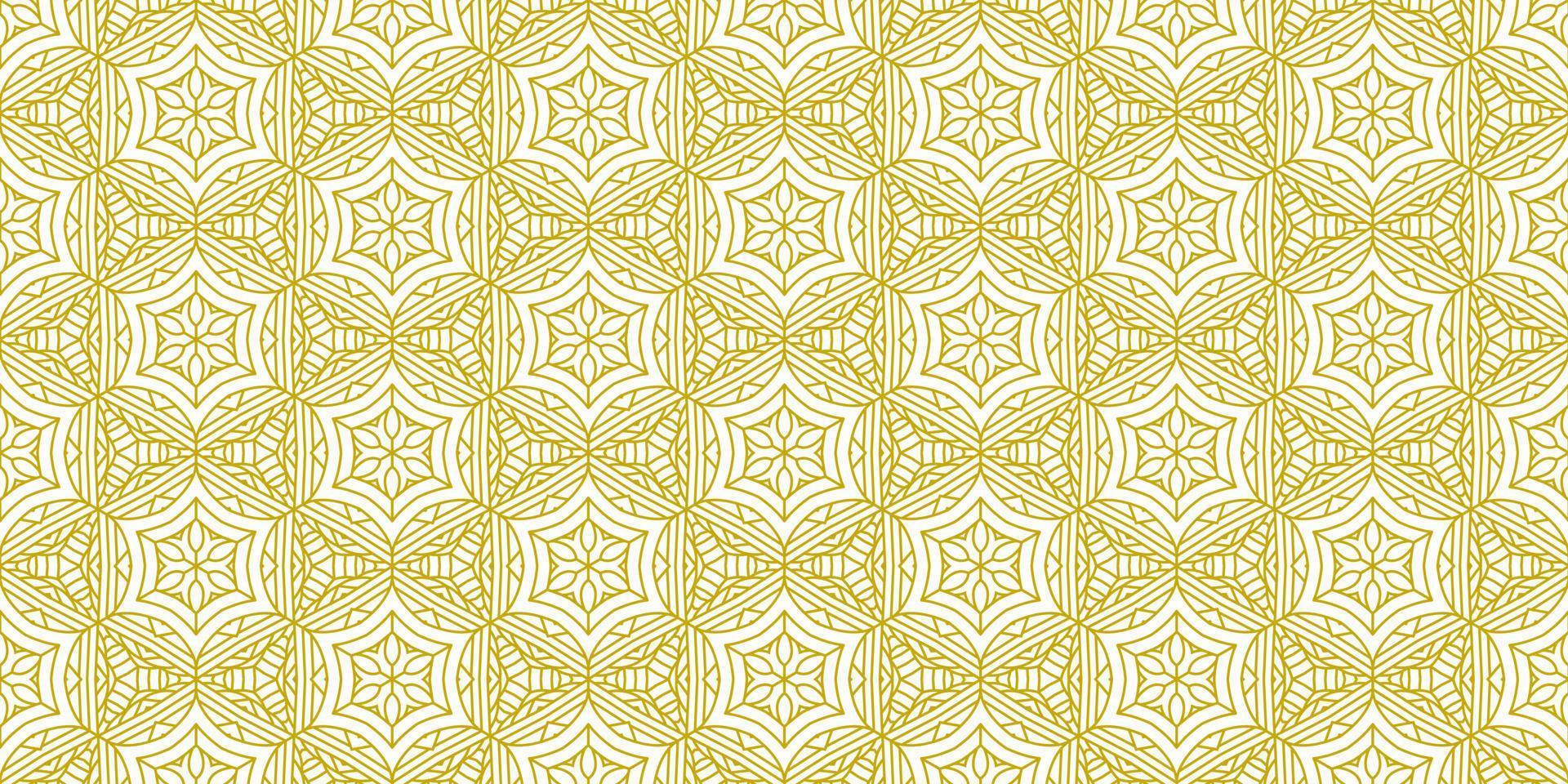 linje guld elegant mönster vektor