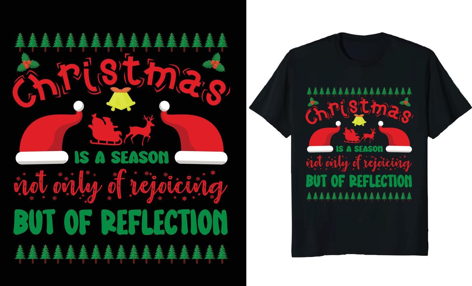 Weihnachtskalligraphie zitiert Mega-Sammlung. silhouetten-typografie-designs für weihnachtsdekoration, karten, t-shirts, becher, andere drucke mit wörtern und feiertagselementen. Aktienvektor-Schriftzugbündel vektor