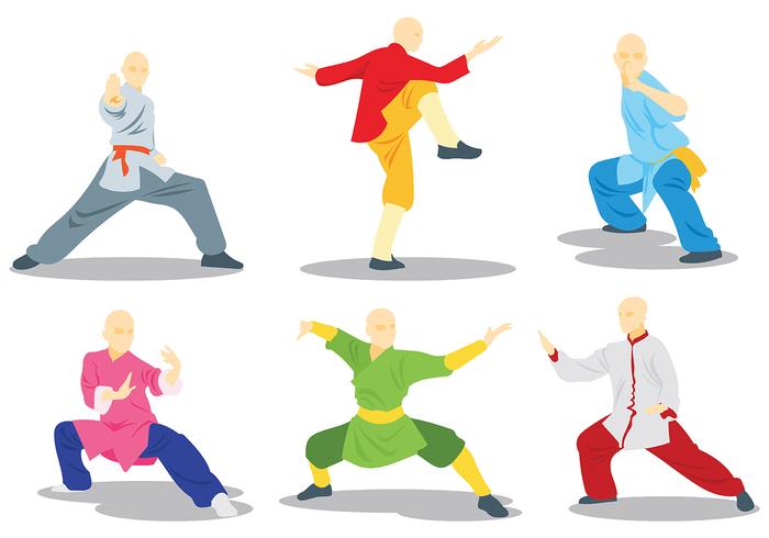 Freie Wushu Icons Vector