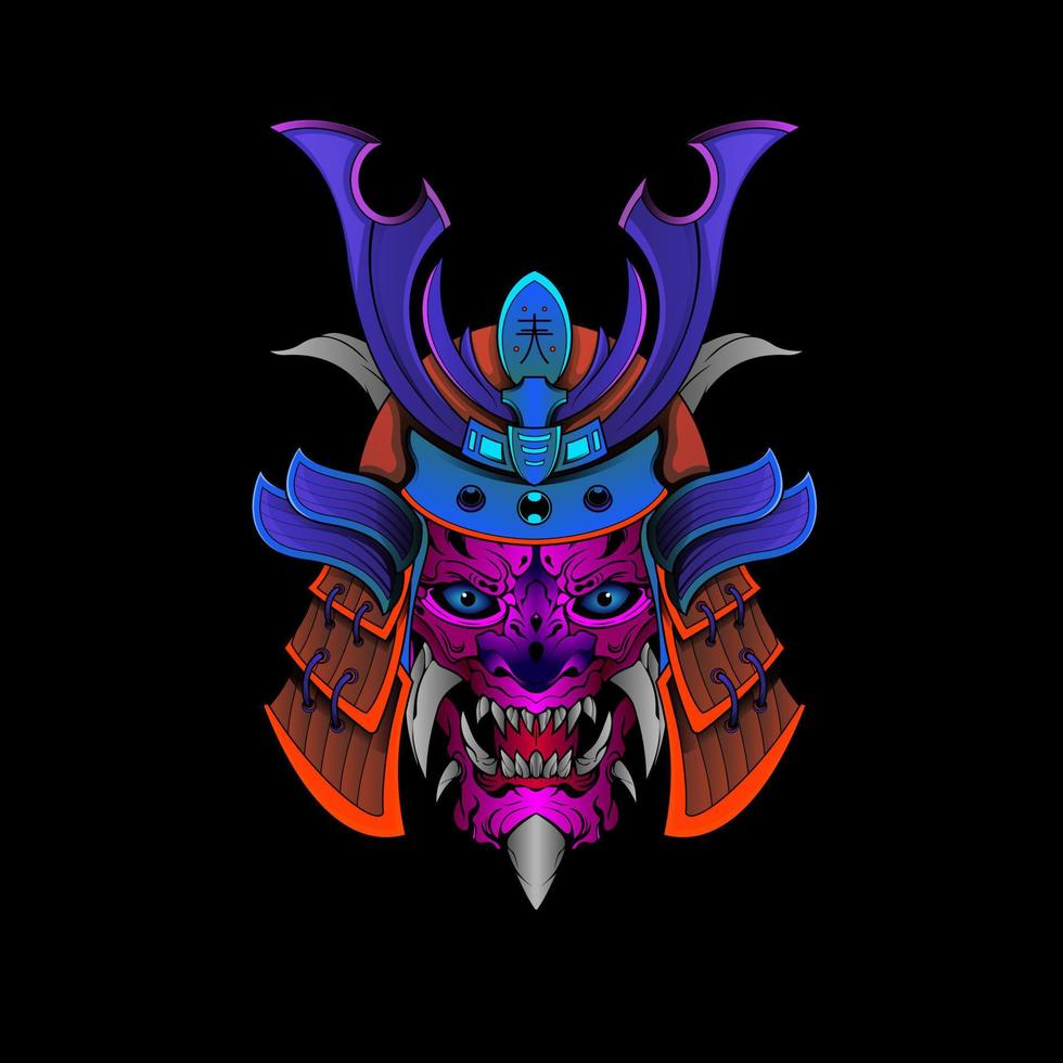 Teufel Krieger Samurai 3-01 vektor