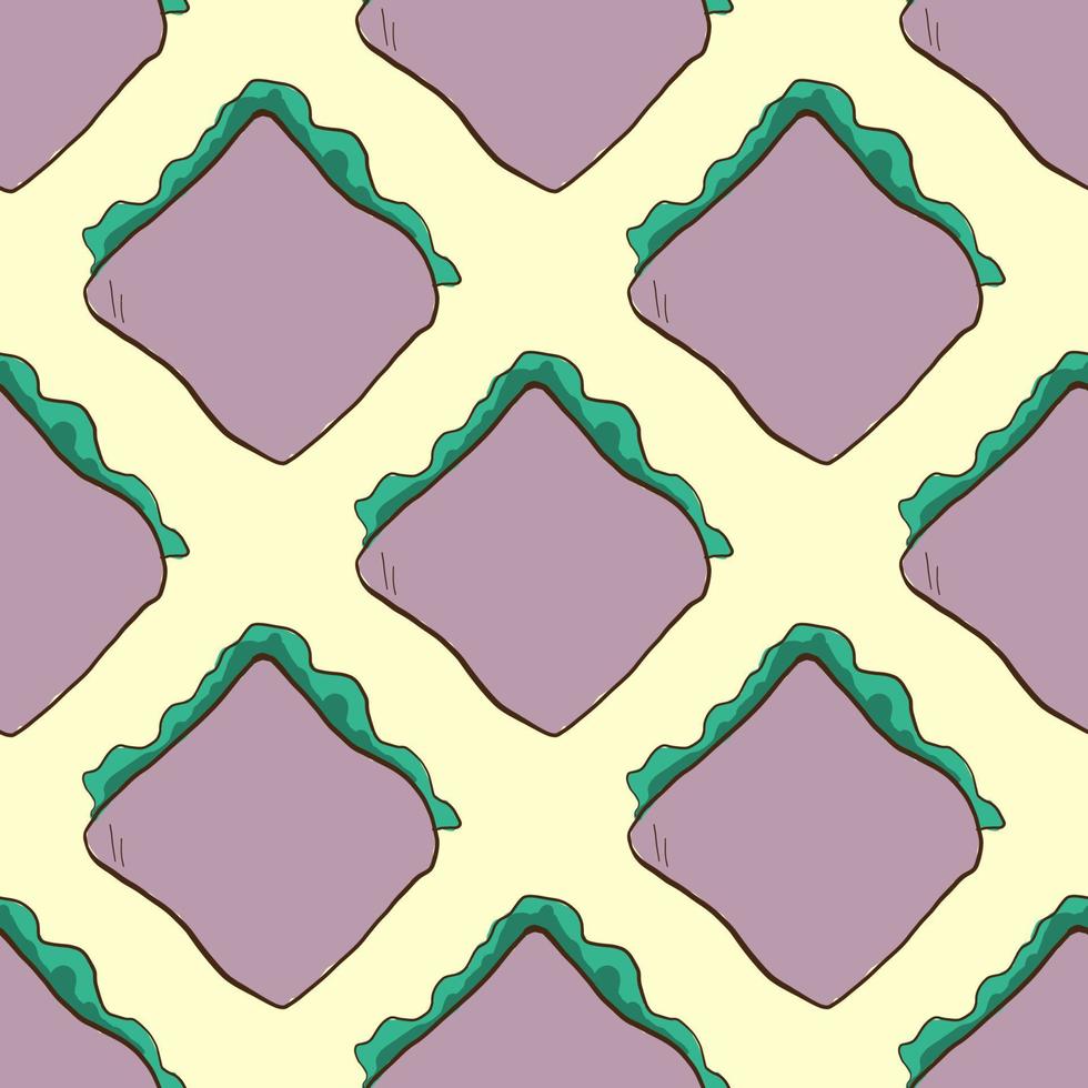 smörgåsar mönster, illustration, vektor på vit bakgrund