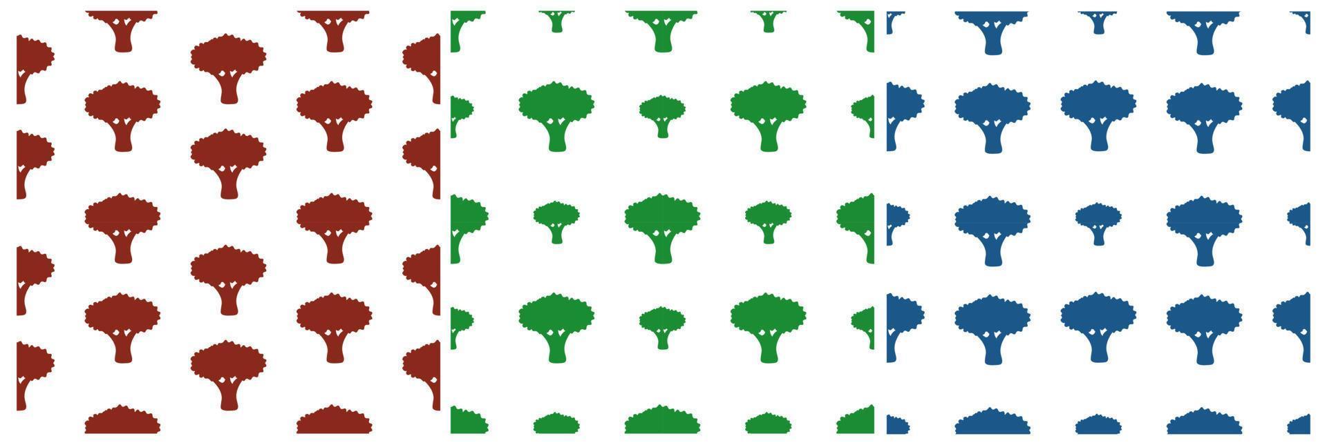 uppsättning av vegetarian, frukt eller grönsaker sömlös mönster design med färsk, organisk och naturlig mat i hand dragen platt tecknad serie bakgrund illustration vektor
