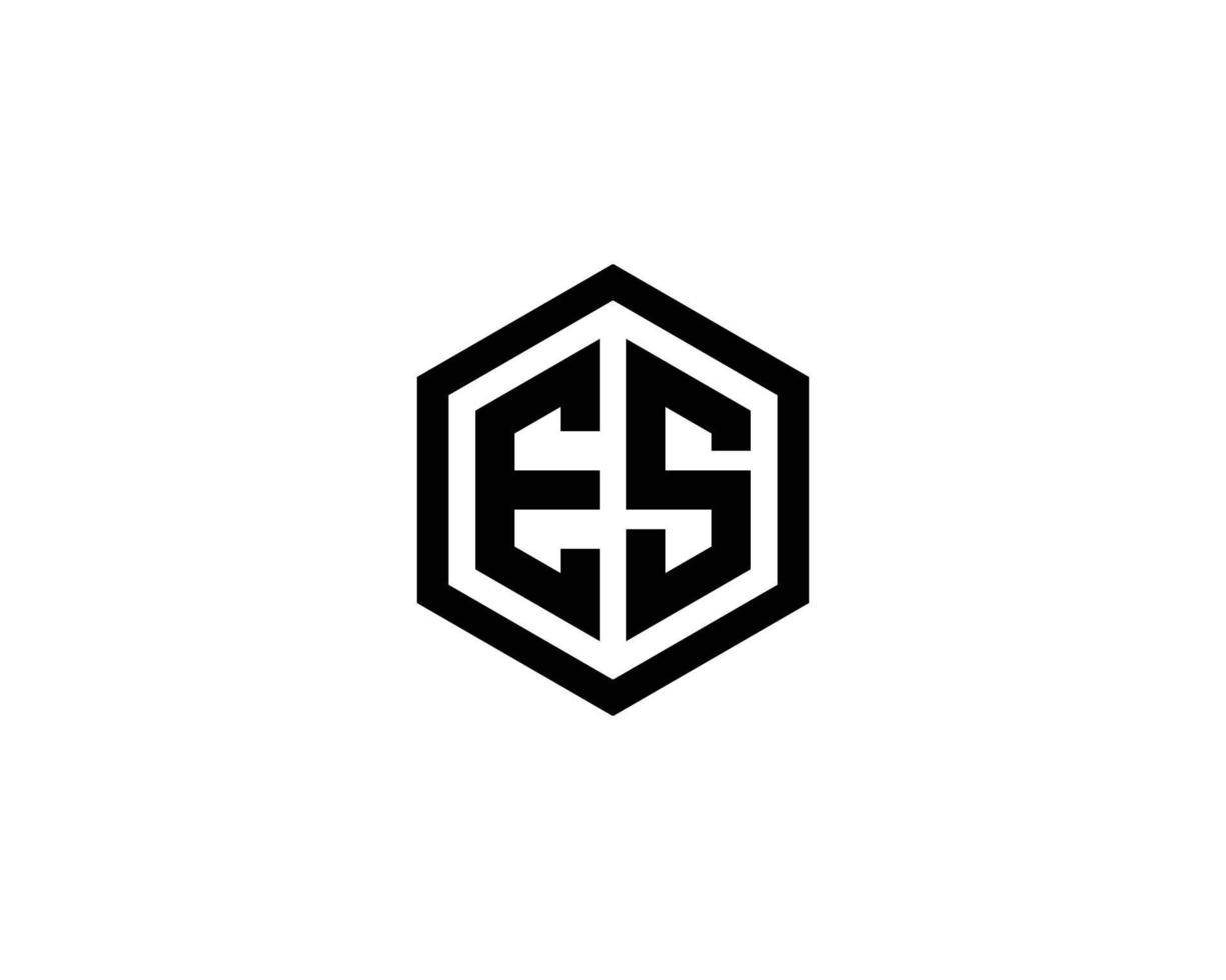 es se-Logo-Design-Vektorvorlage vektor