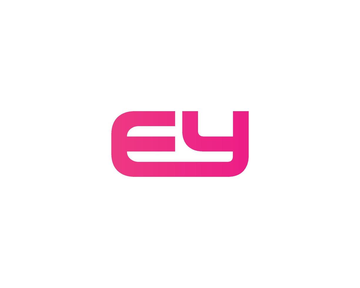 ey ye-Logo-Design-Vektorvorlage vektor