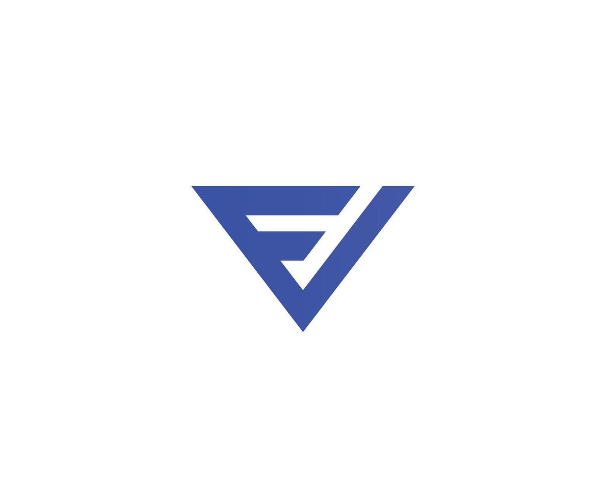 ev ve-Logo-Design-Vektorvorlage vektor