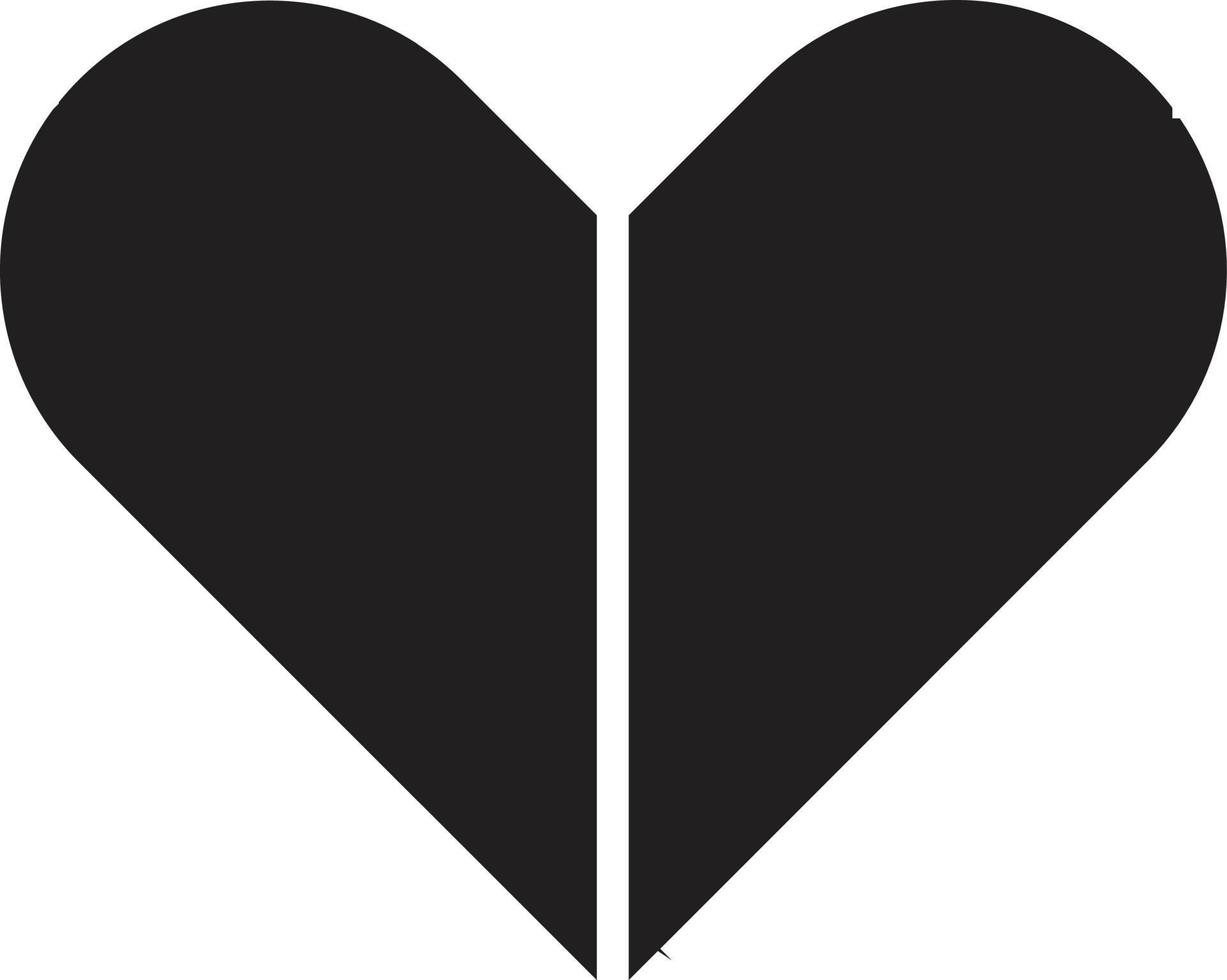 abstrakte Herz-Logo-Illustration im trendigen und minimalistischen Stil vektor