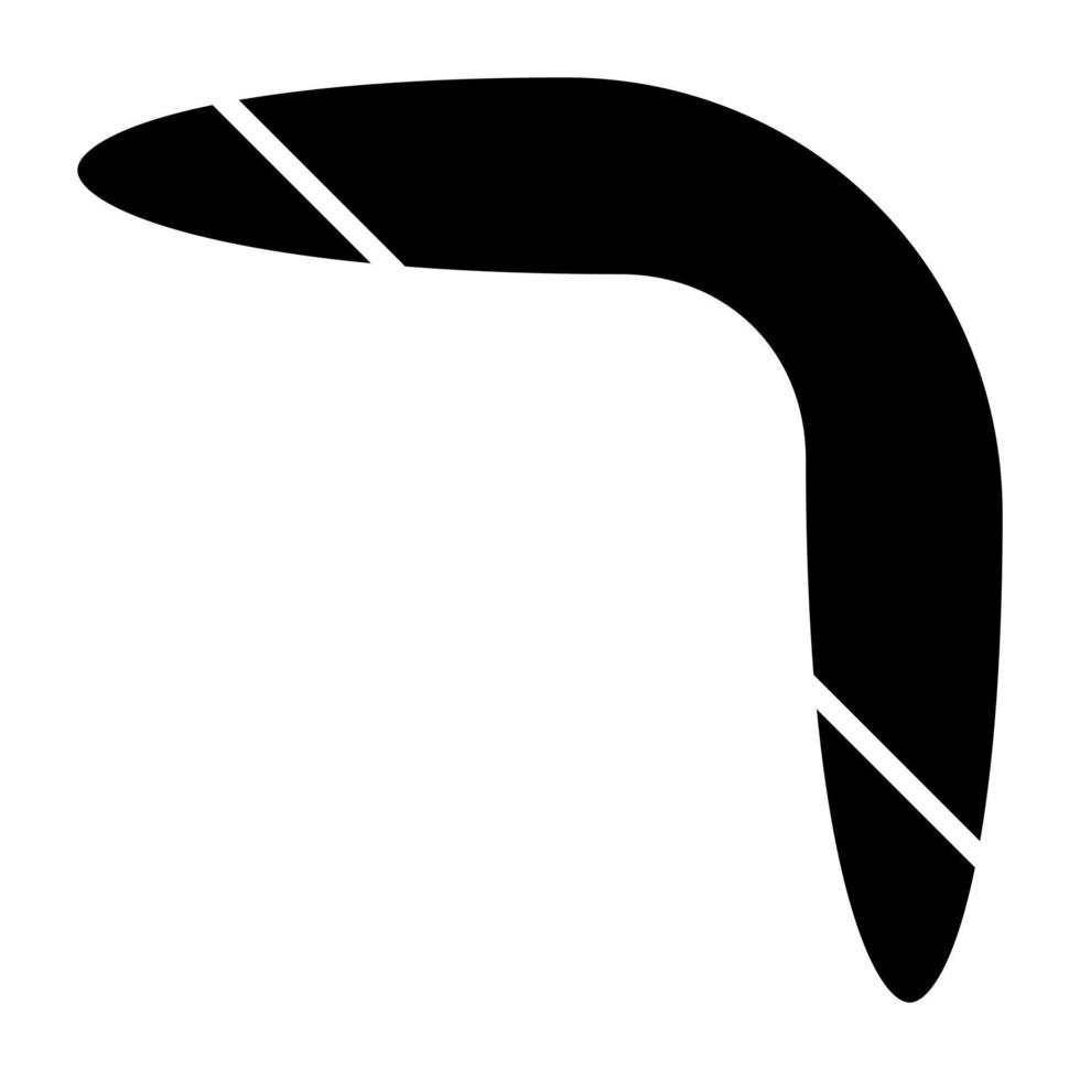 bumerang ikon stil vektor