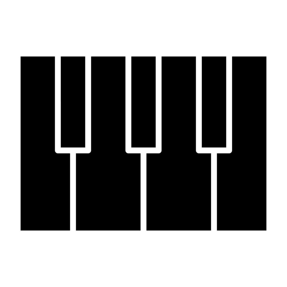 piano ikon stil vektor