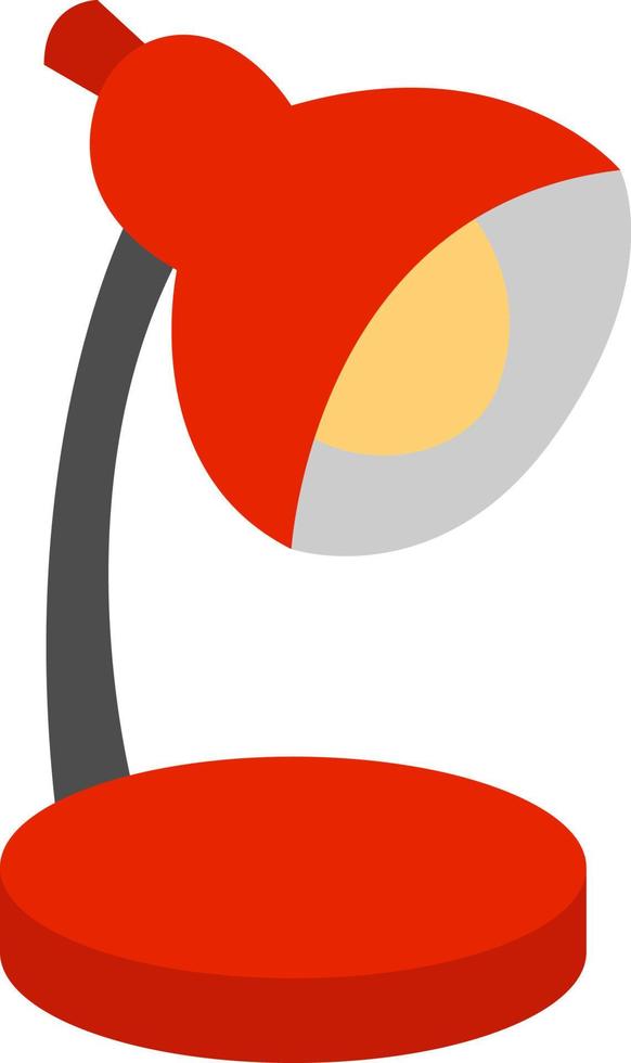 tabell lampa, illustration, vektor på vit bakgrund.
