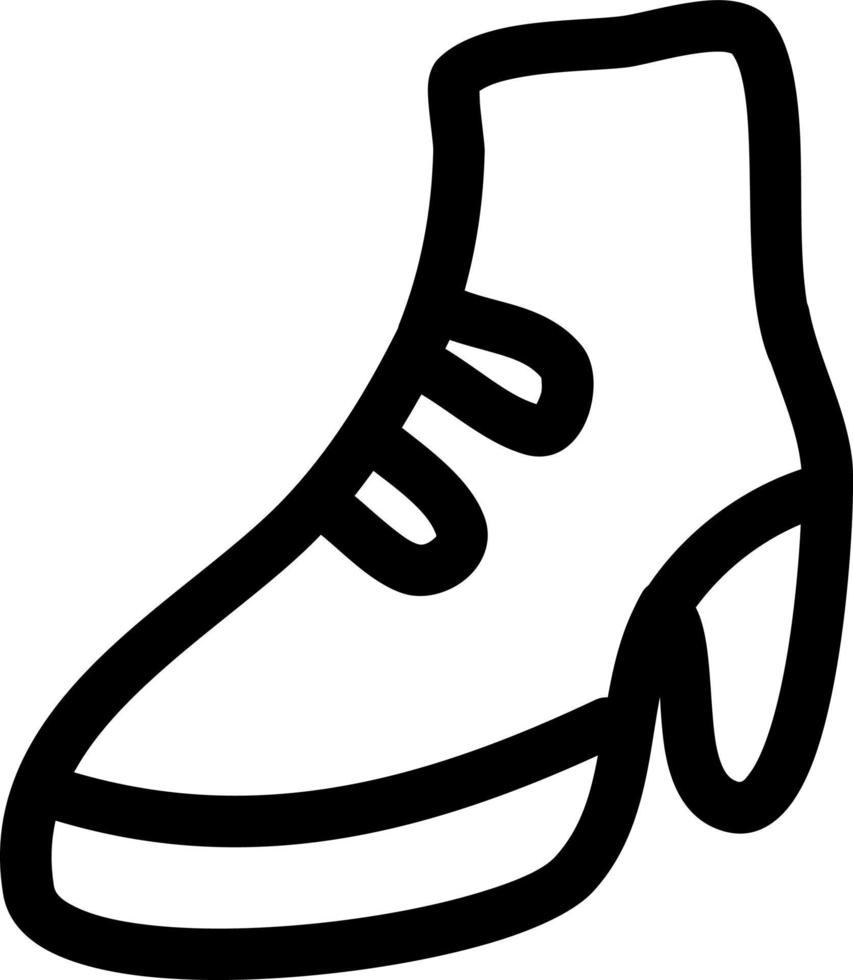 Frauenschuh mit Absätzen, Illustration, Vektor auf weißem Hintergrund