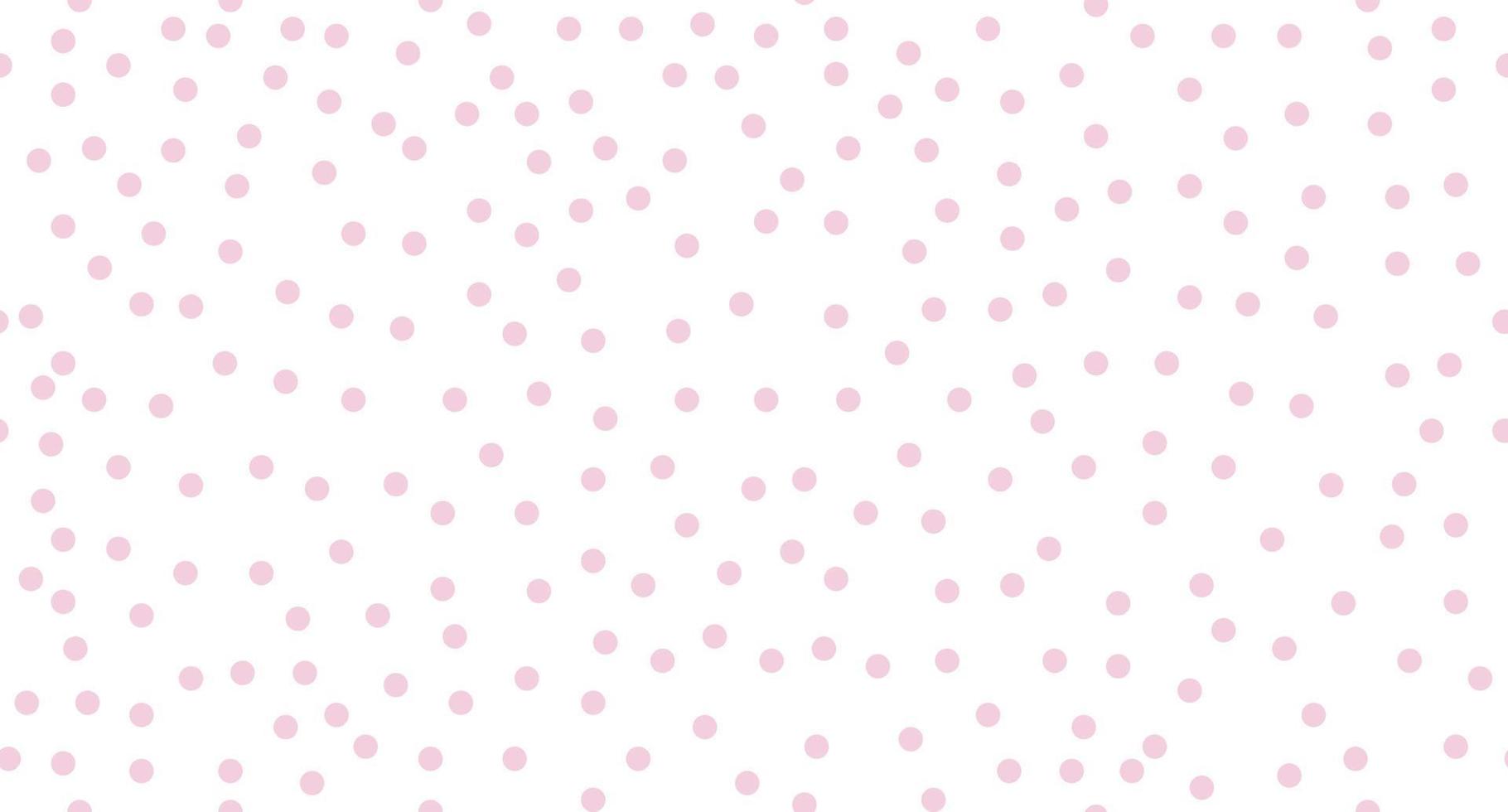 Nahtloses Tupfenmuster. Vektor wiederholende Textur. Tupfen mit Farbpastellhintergrund. rosa Tupfenmuster. rosa polka wickeltextur. Vektor-Illustration
