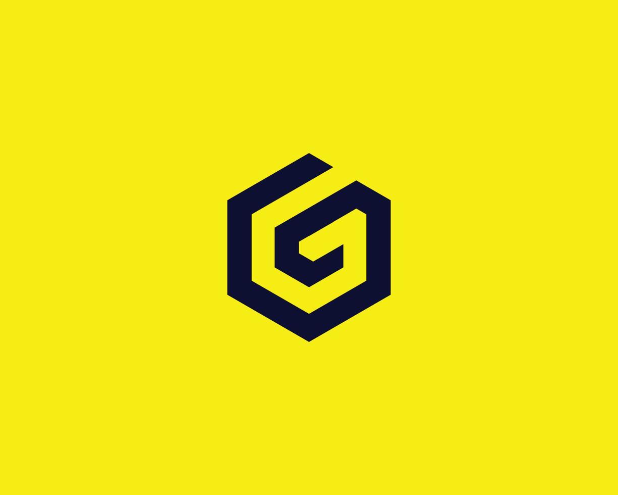 gg-Logo-Design-Vektorvorlage vektor