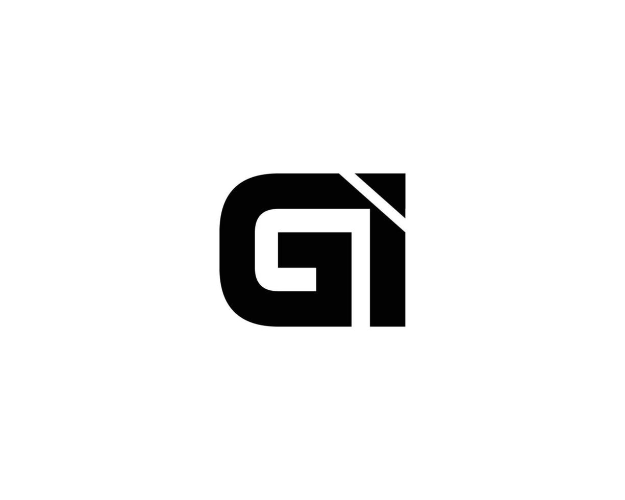 gi ig-Logo-Design-Vektorvorlage vektor