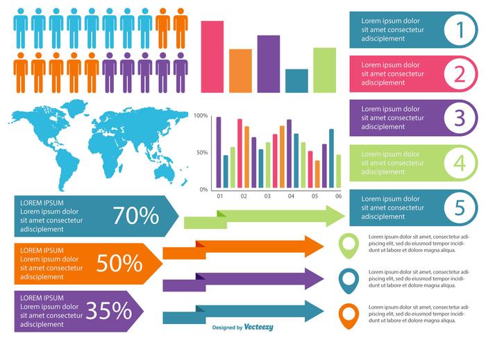 Infografik Elements Collection vektor