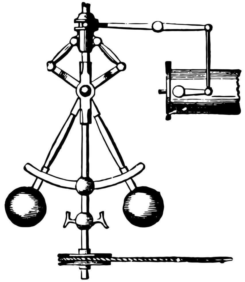 guvernör, årgång illustration. vektor