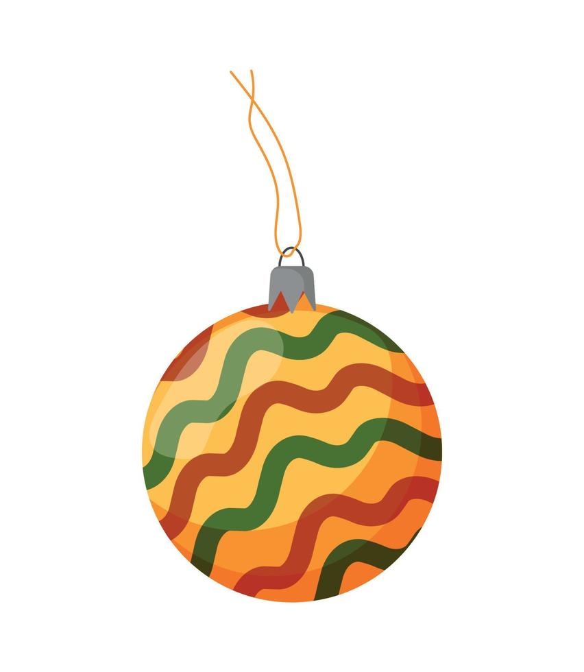 Vektorillustrator von Christbaumschmuck vektor