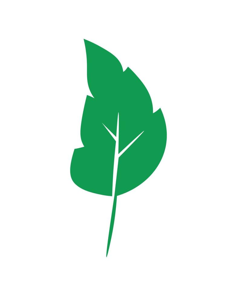 Vektor-Illustration von grünen Blättern vektor