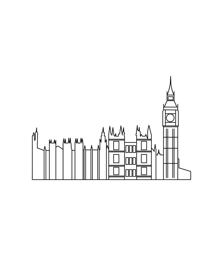 vektorillustration von london vektor