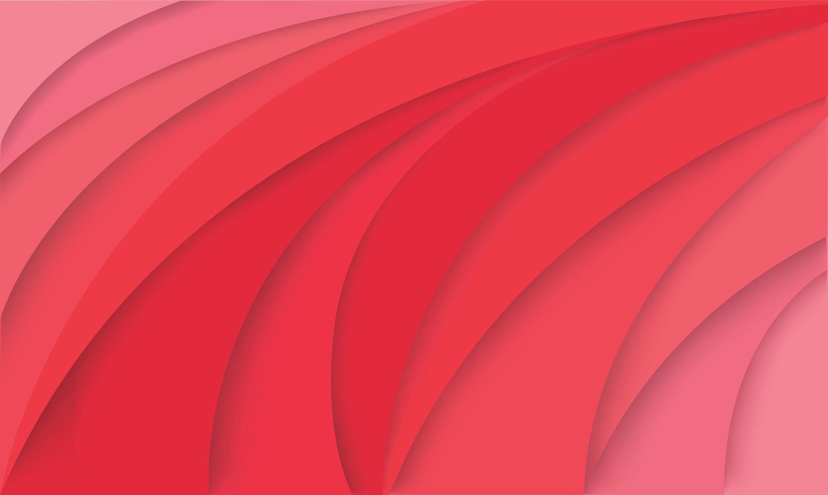 rosa 3d kurvskuret papper bakgrund vektor