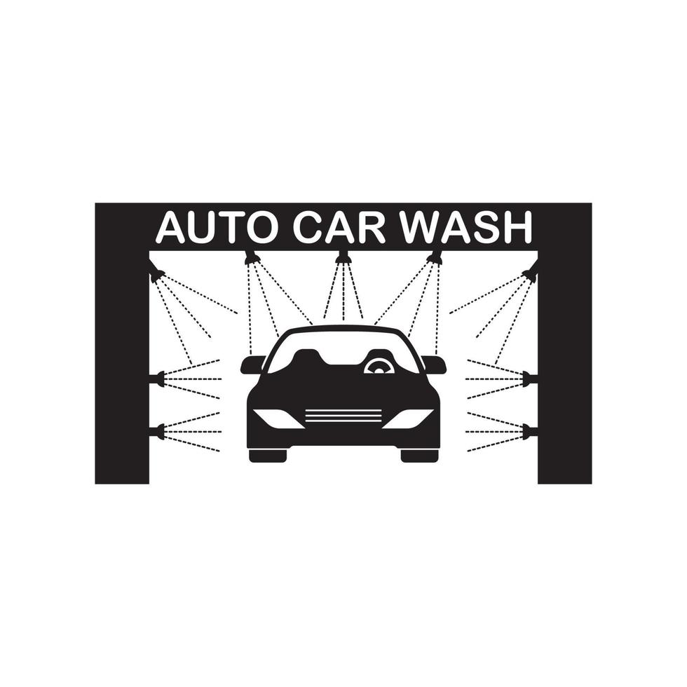 Auto-Autowasch-Symbol vektor