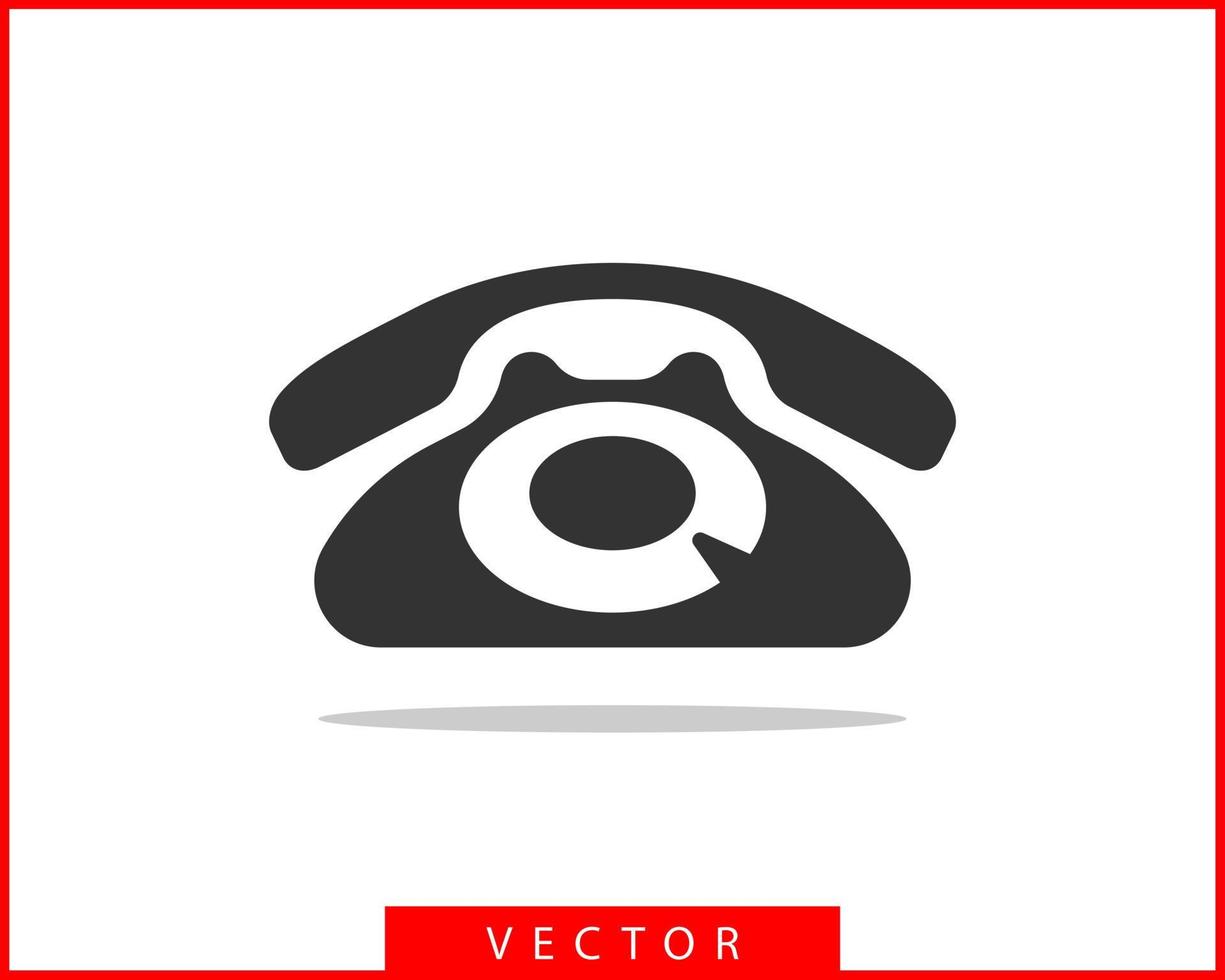 telefon ikon vektor illustration. ring upp Centrum app. telefon ikoner trendig platt stil. Kontakt oss linje silhuett.