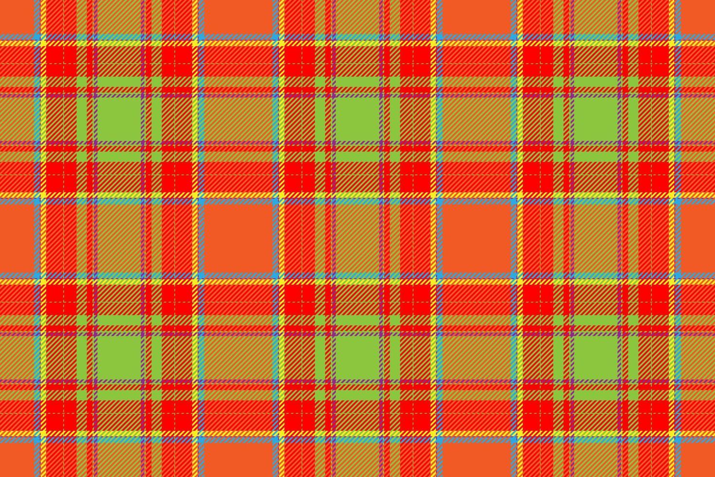 tartan schottland nahtloser karierter mustervektor. Retro-Hintergrundstoff. Vintage Check Farbe quadratische geometrische Textur. vektor