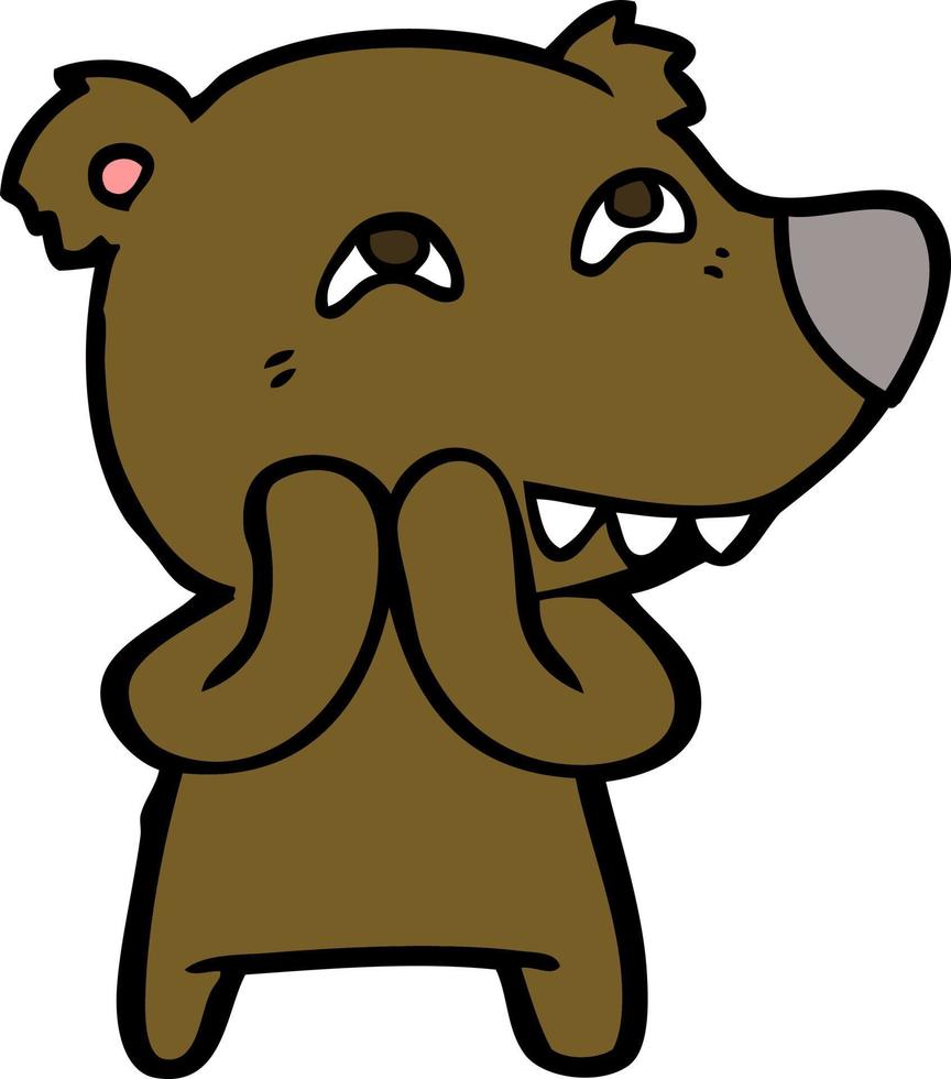 Vektor-Bär-Charakter im Cartoon-Stil vektor