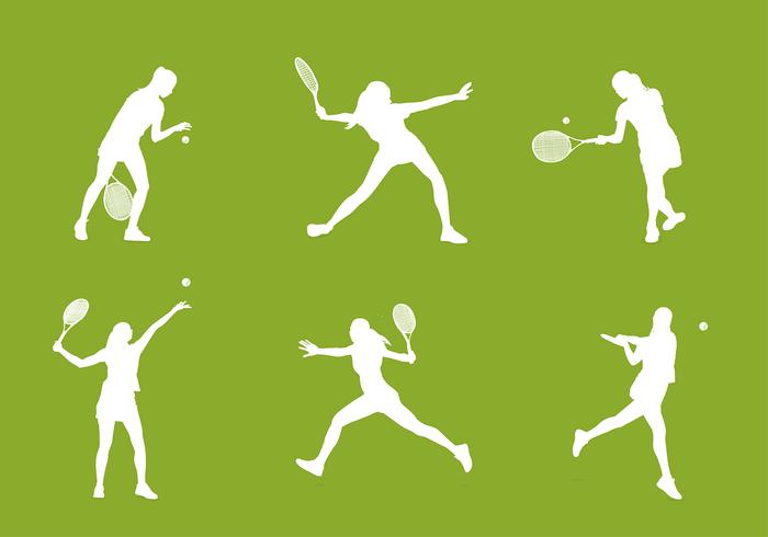 Tennis Silhouette Free Vector