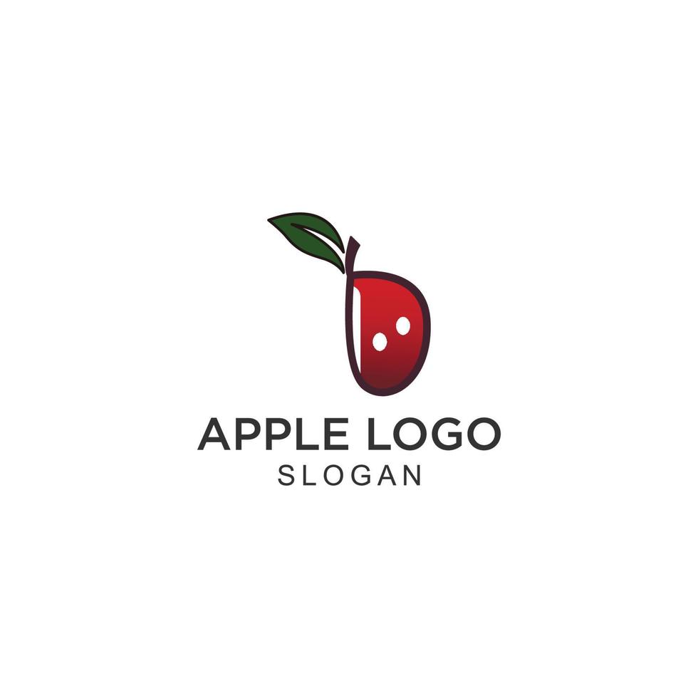 äpple logotyp ikon design vektor