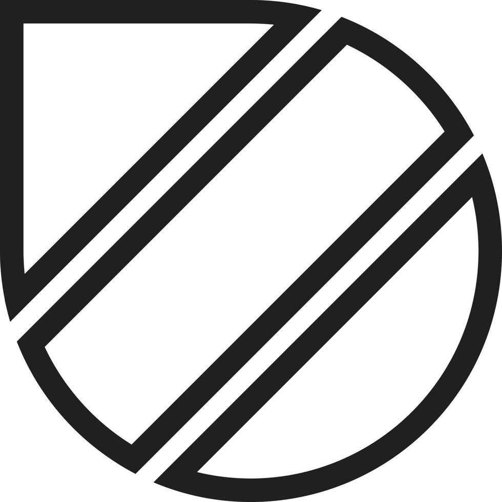 abstrakte Wassertropfen-Logo-Illustration im trendigen und minimalistischen Stil vektor