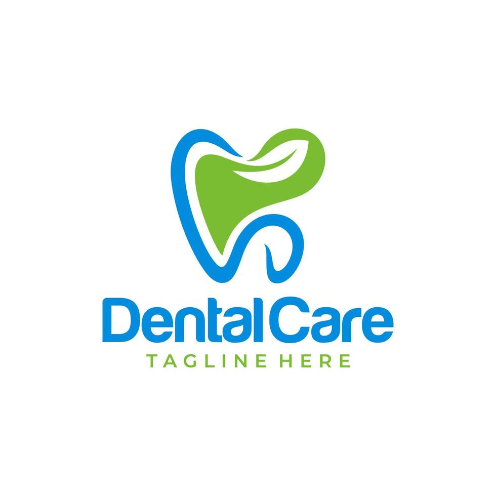 dental logotyp design. kreativ tandläkare logotyp. dental klinik kreativ företag vektor logotyp.