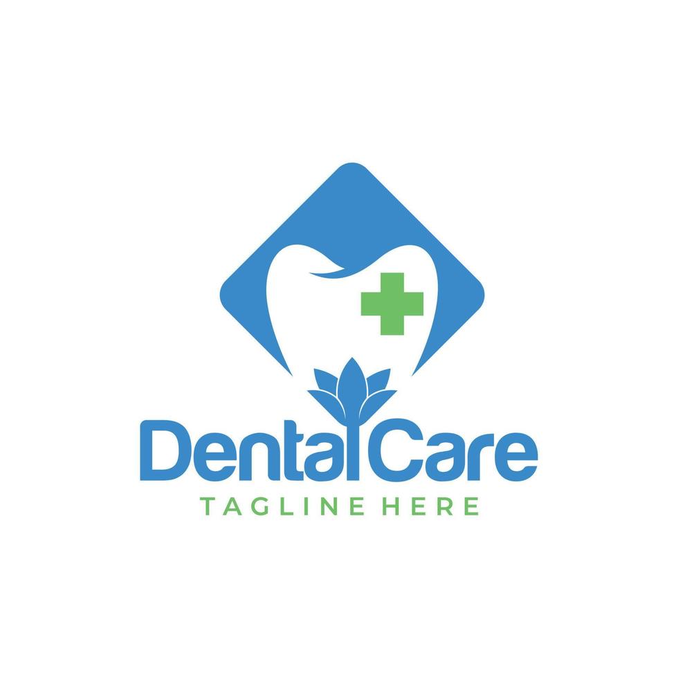 dental logotyp design. kreativ tandläkare logotyp. dental klinik kreativ företag vektor logotyp.