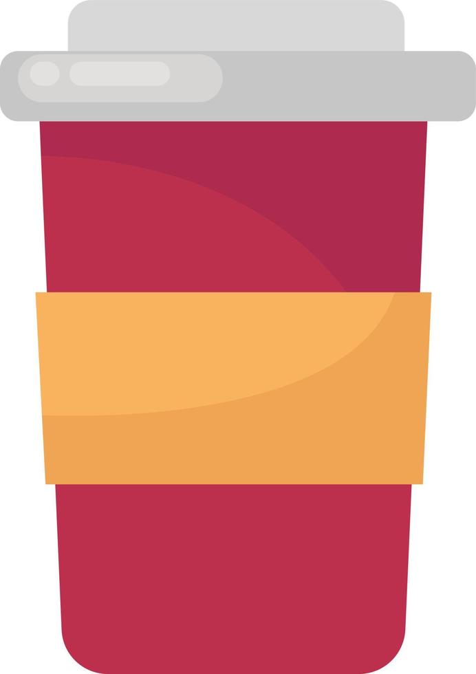 Kaffeetasse, Illustration, Vektor auf weißem Hintergrund