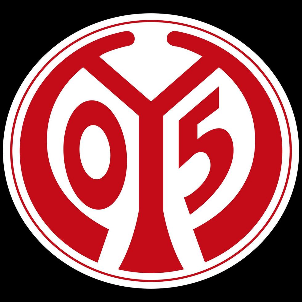 frankfurt am main, deutschland - 10.23.2022 logo des deutschen fußballvereins mainz 05. vektorbild. vektor