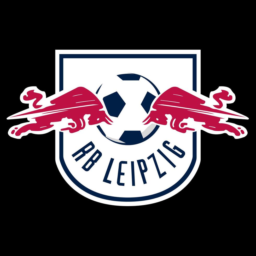 frankfurt am main, deutschland - 10.23.2022 logo des deutschen fußballvereins rb leipzig. Vektorbild. vektor