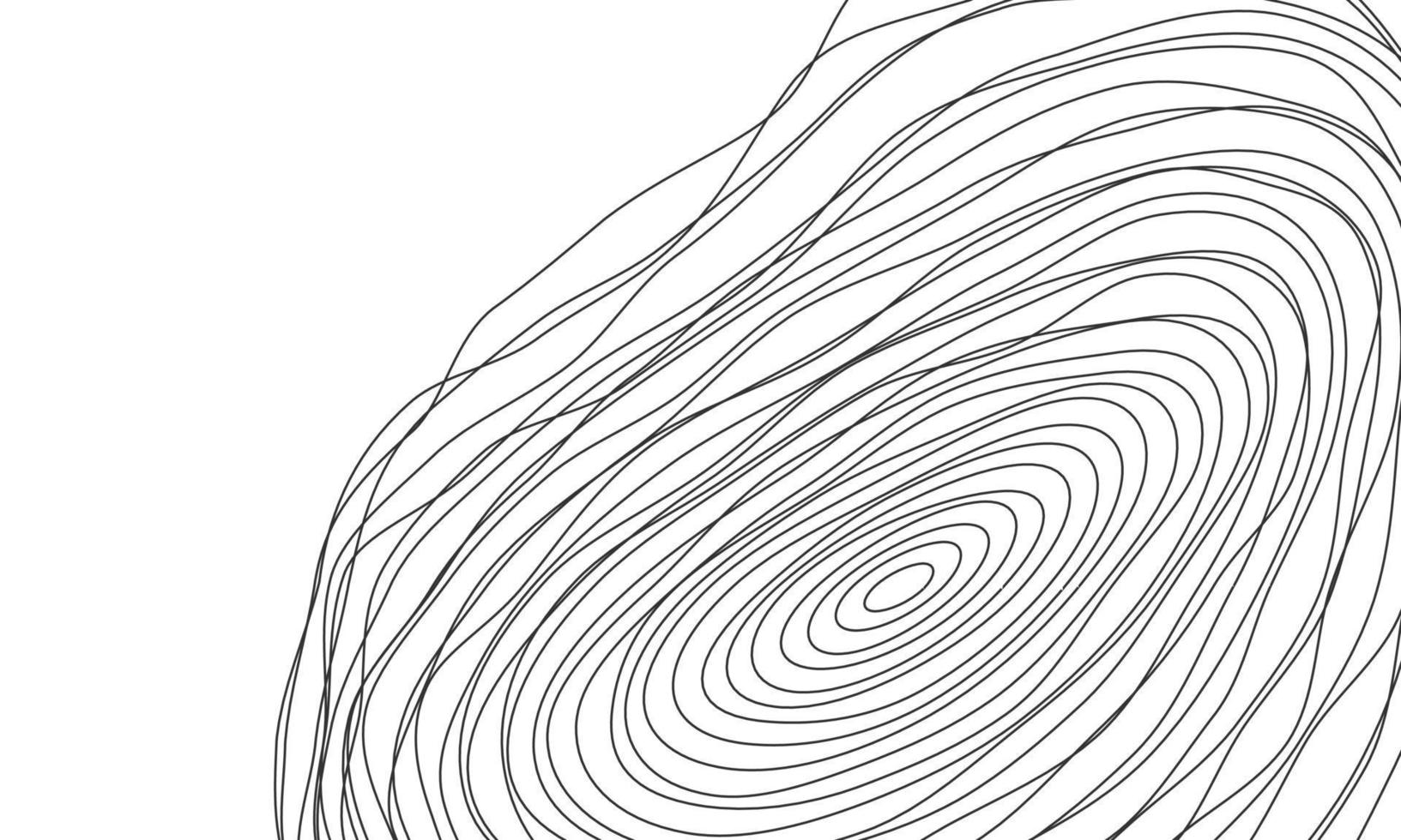 geometrische verzerrung abstrakte formen. deformierte Kugel aus Wellenlinien, fließende geometrische Formen. technologie und wissenschaft abstrakte illustration. Isometrie vektor