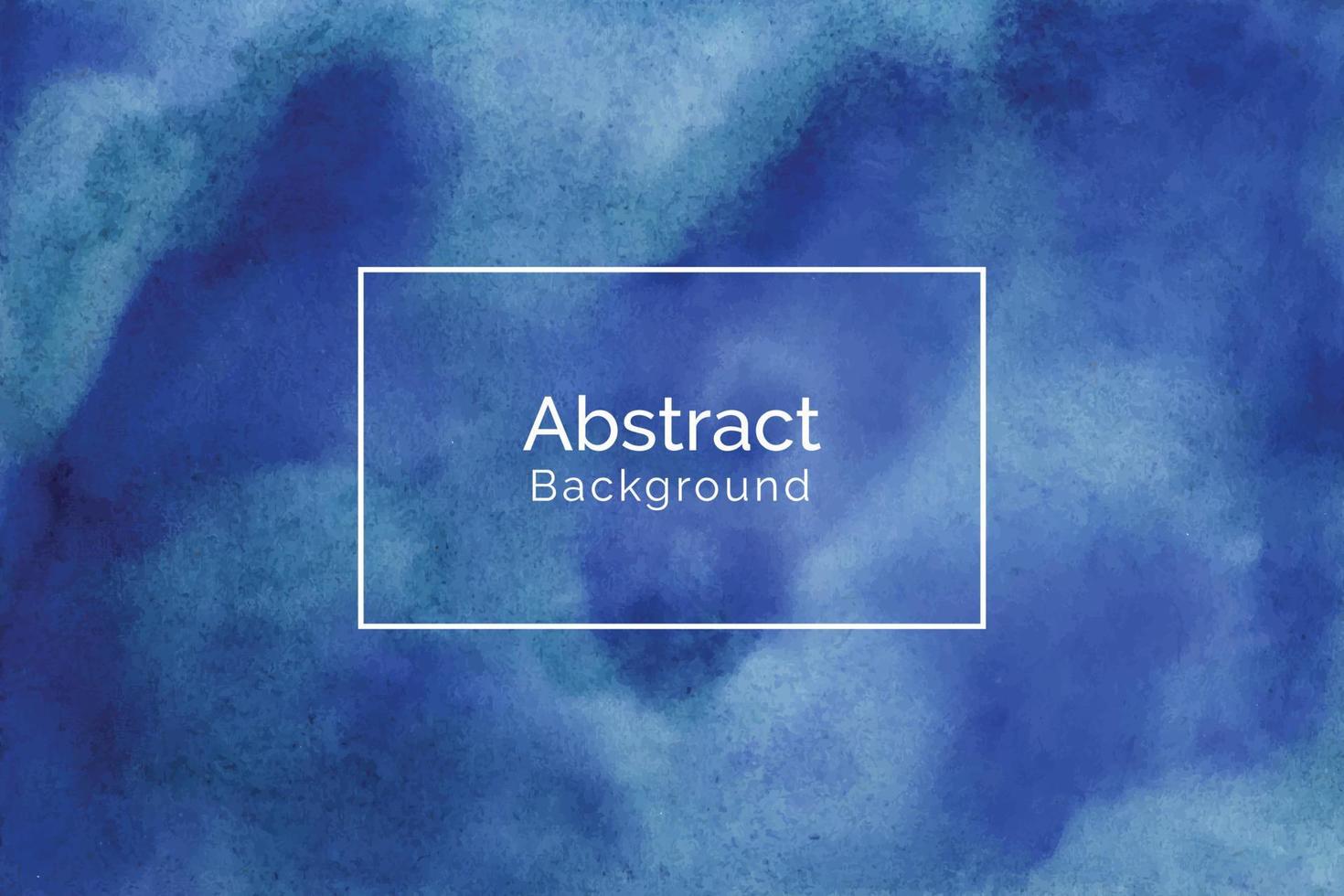 abstraktes blaues Aquarell Textur Hintergrunddesign vektor
