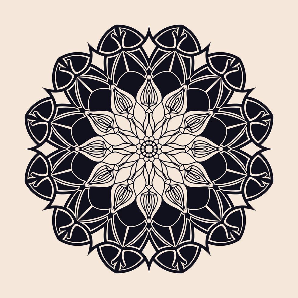 Mandala-Kunst-Design vektor