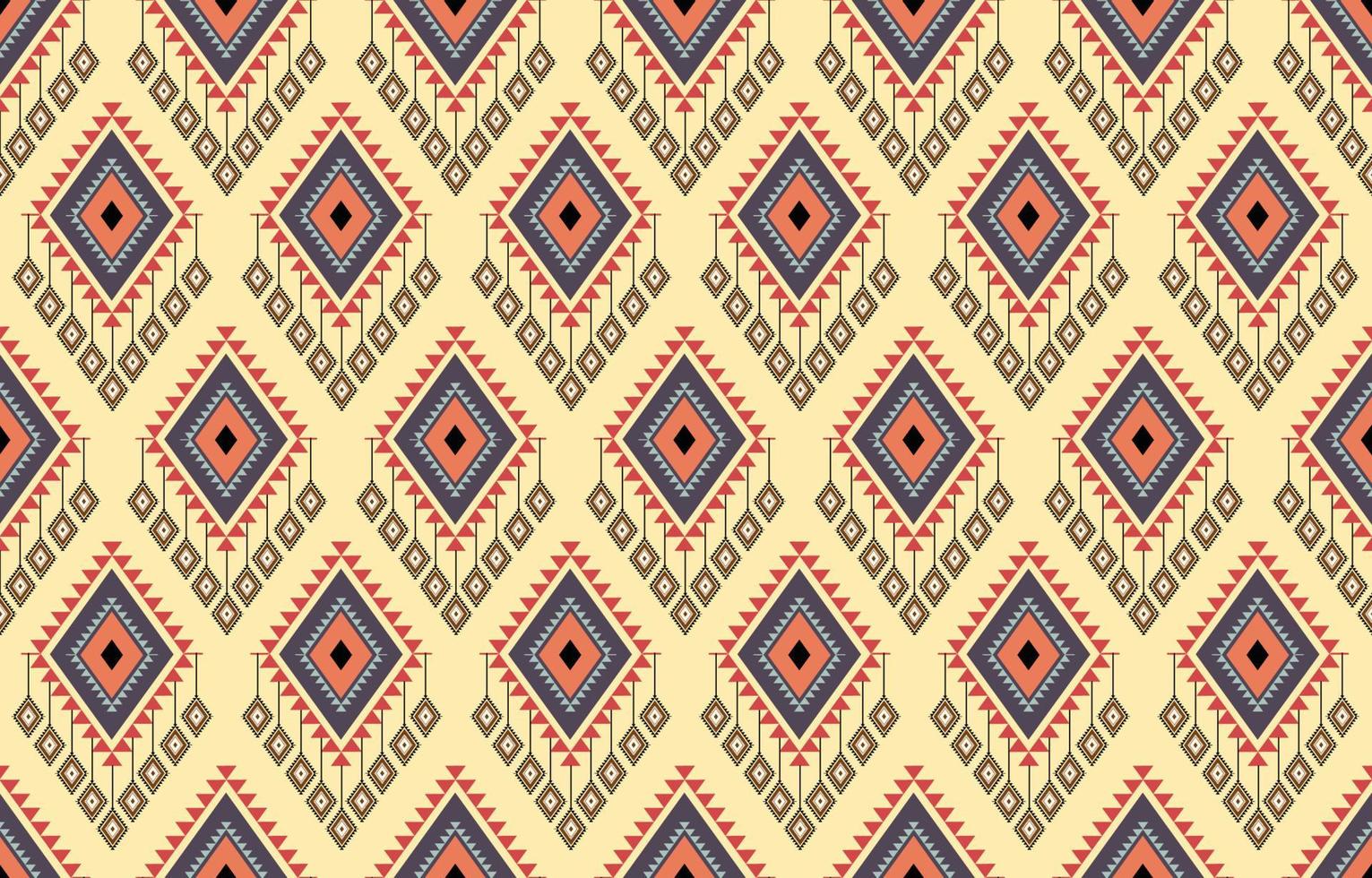 ethnisches geometrisches orientalisches und westliches Muster. amerikanisch, aztekisch, Motiv, Stammes-, Textilmuster. design für stoff, vorhang, hintergrund, teppich, tapeten, kleidung, verpackung, fliese.textilmotivvektor. vektor