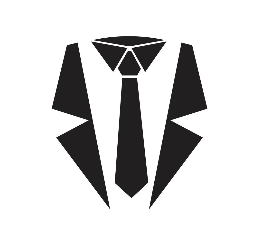 Männer Anzug Symbol Symbol Vektor Illustration