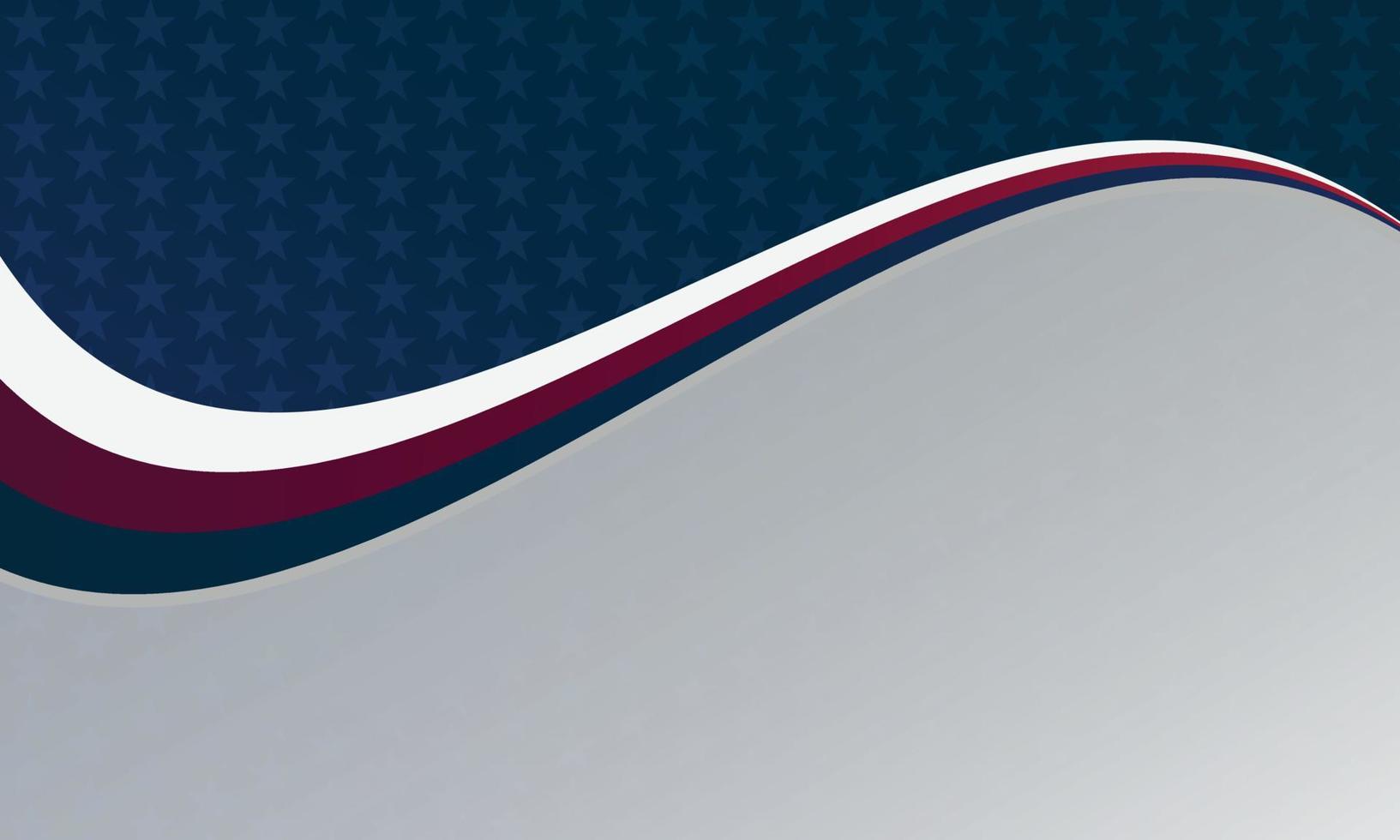 amerikan flagga med Ränder bakgrund vektor