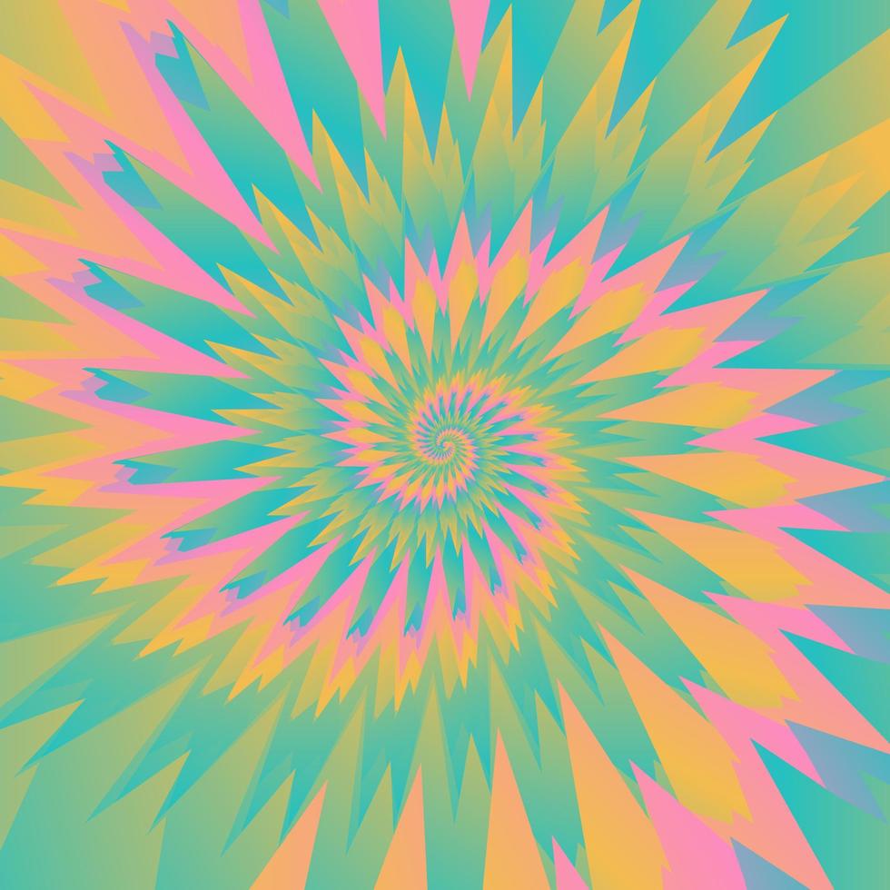 abstrakter Strudelhintergrund. Tie-Dye-Muster. Vektor-Illustration. vektor