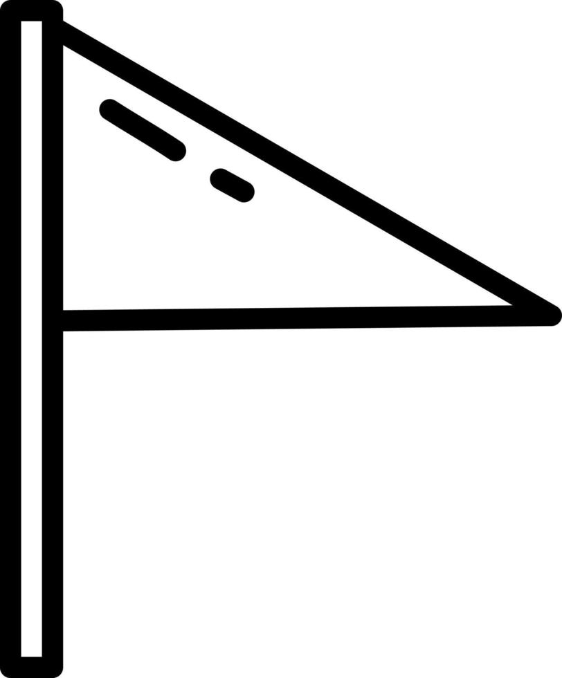 Jack-Flagge, Illustration, Vektor auf weißem Hintergrund.
