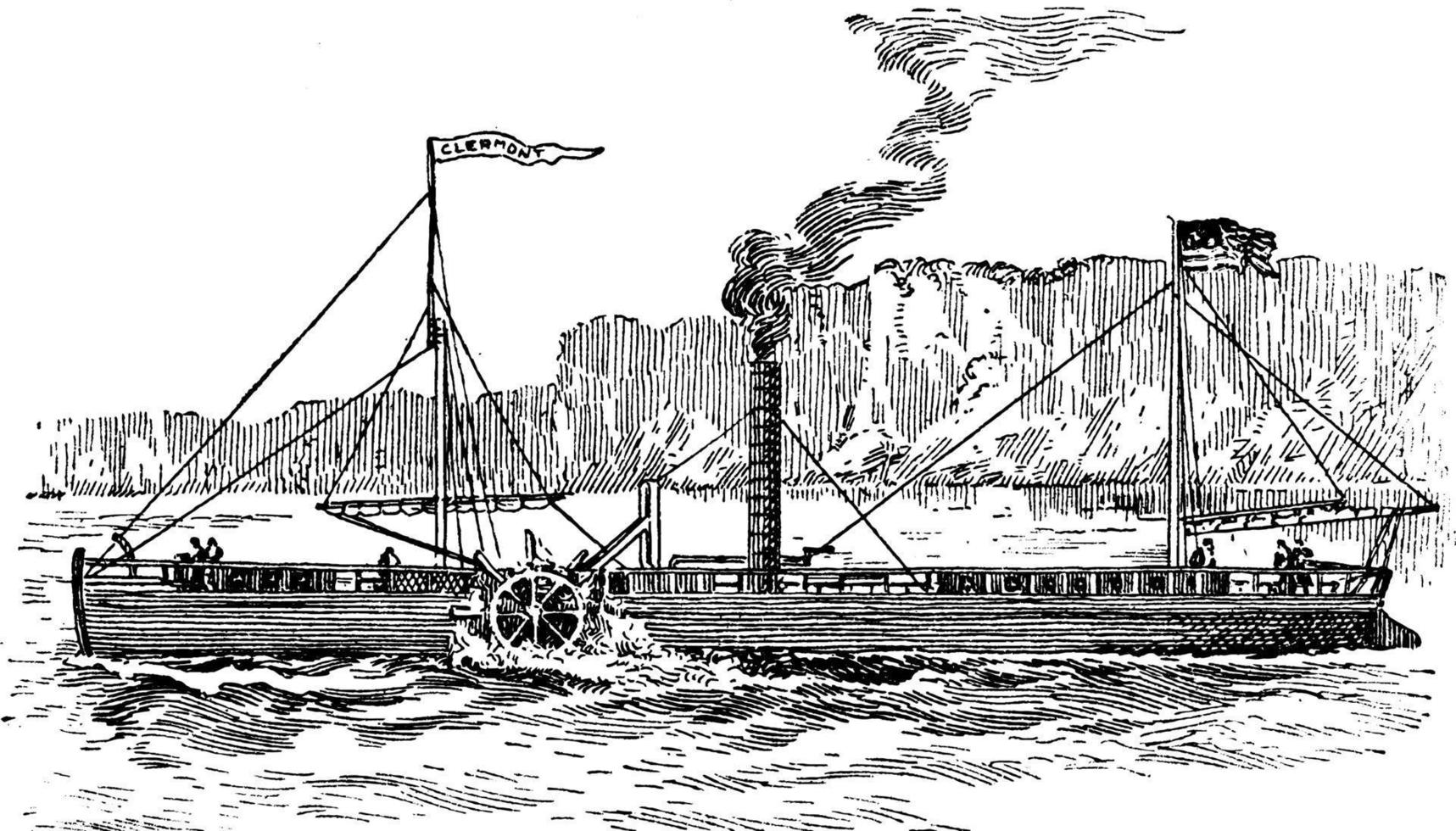 de Clermont, årgång illustration. vektor