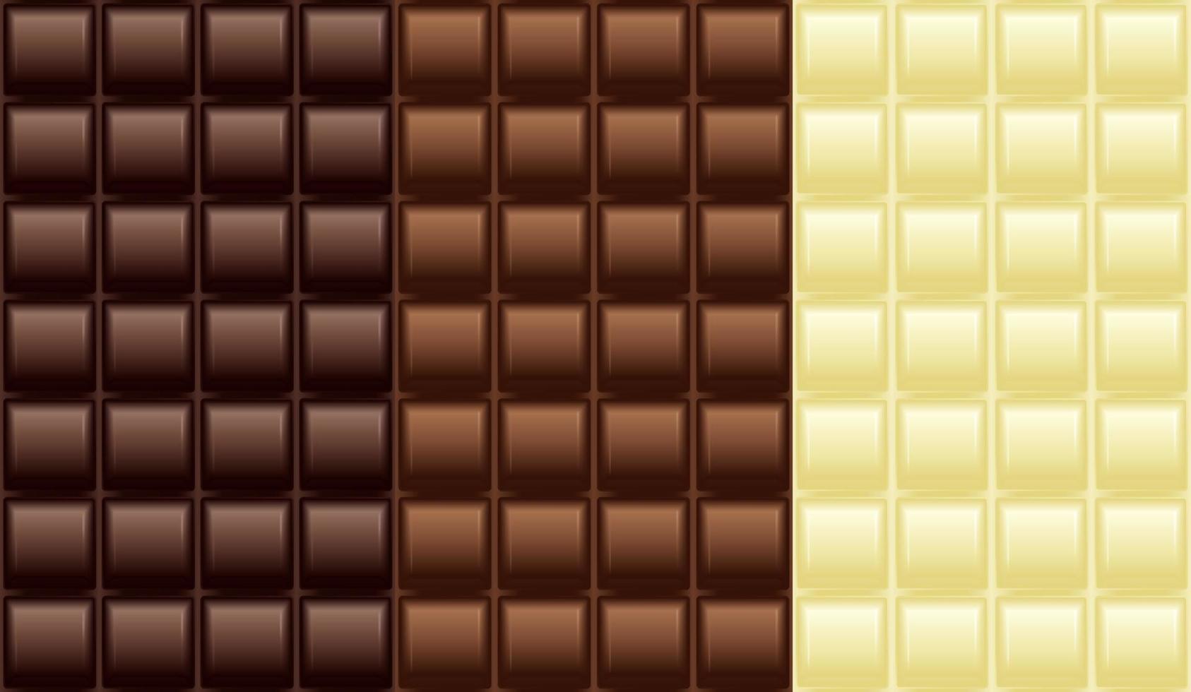 choklad läsplatta mönster vektor