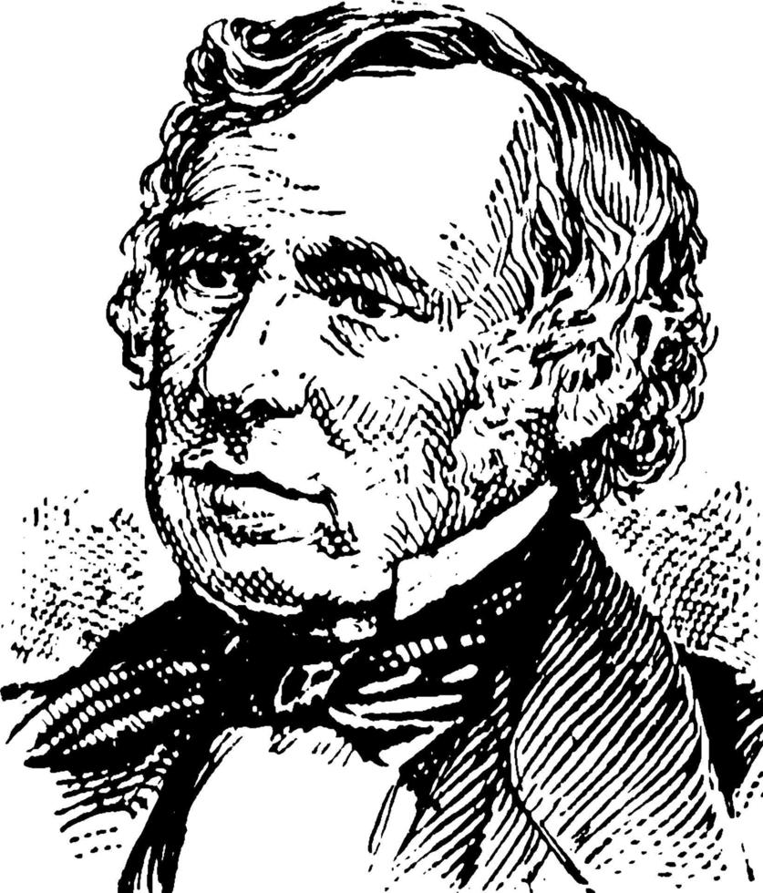 Zachary Taylor, årgång illustration vektor