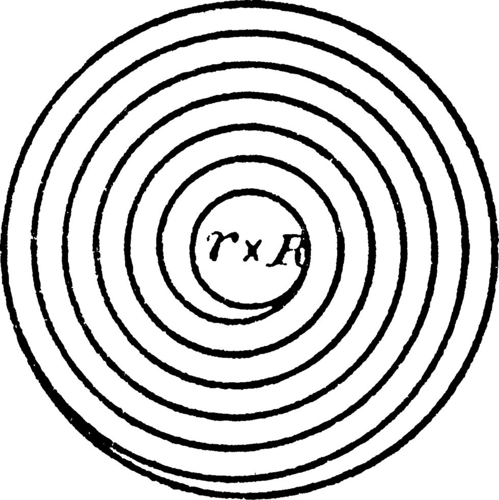 spiral spiral kurva årgång illustration. vektor