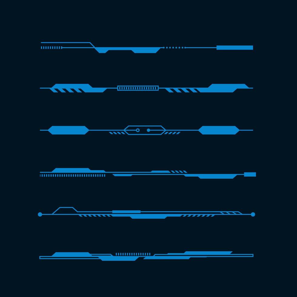 futuristiskt användargränssnitt illustration vektor