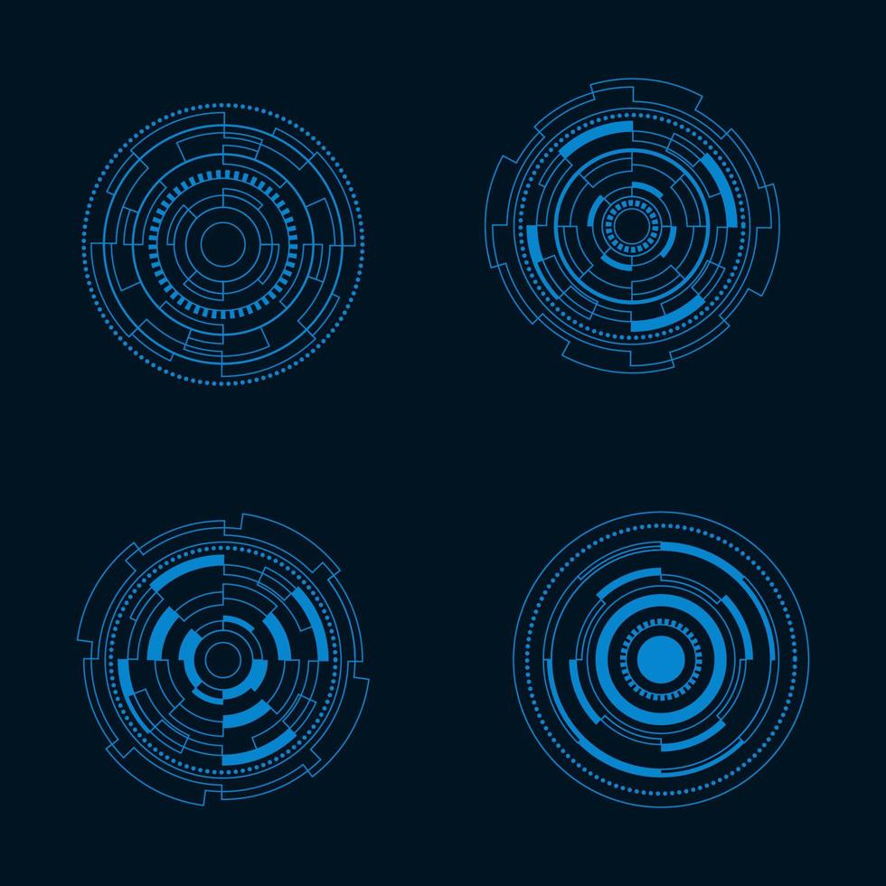 futuristiskt användargränssnitt illustration vektor